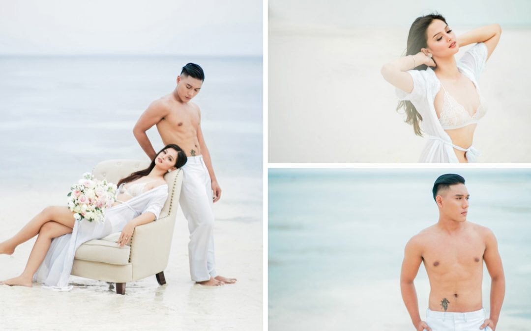 Fall in Love with this Passionate On-The-Beach Boudoir-Inspired Concept of a Post-Wedding Photoshoot